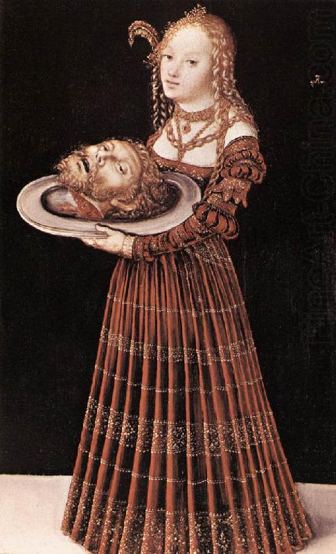 CRANACH, Lucas the Elder Salome with the Head of St John the Baptist dfgj china oil painting image
